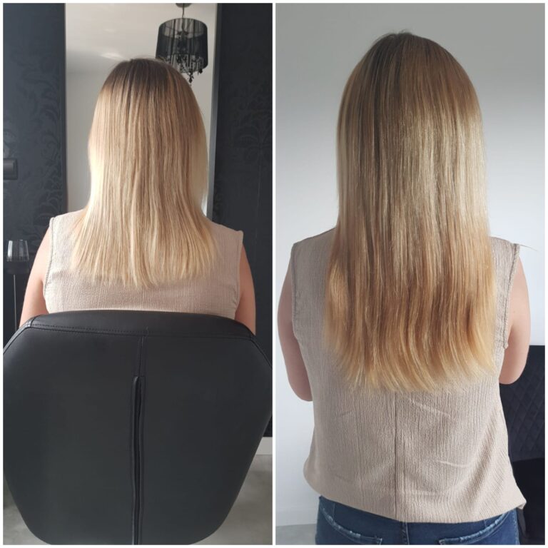 przedłużanie zagęszczanie blond