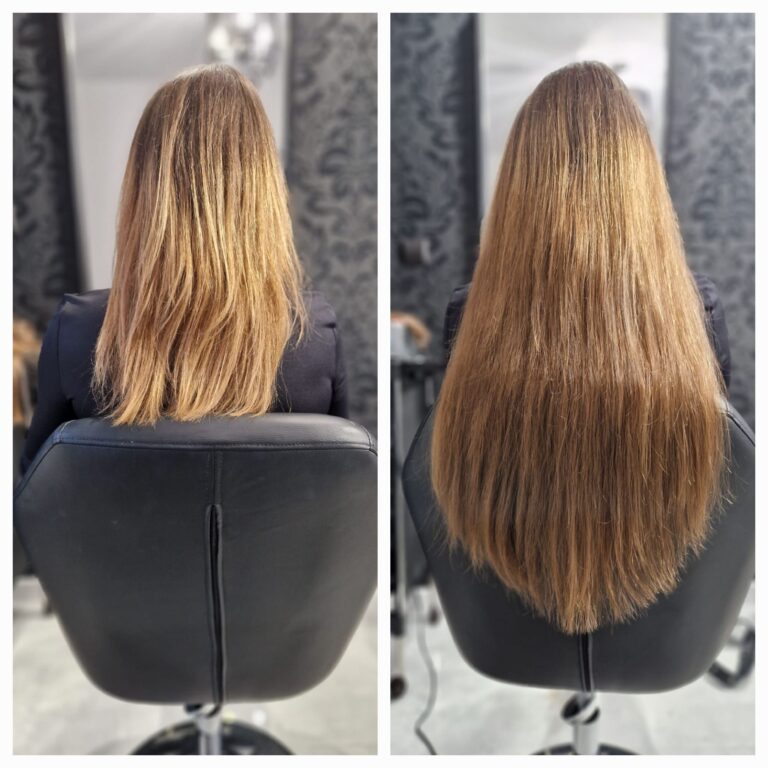Włosy jasne blond długie